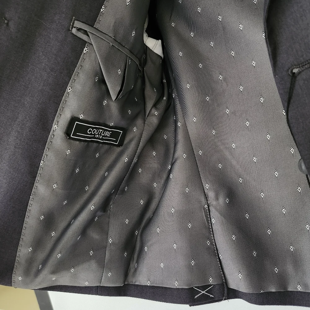 FABIAN Couture 1910 BOY’s Power Stretch Suit Separates in Charcoal - BLAZER 6B - Picture 10 of 16